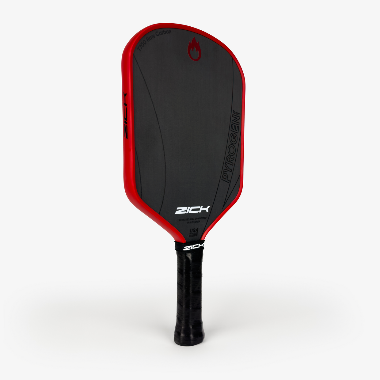 Zick Pyrogen Carbon Fiber T700 16mm Pickleball Paddle